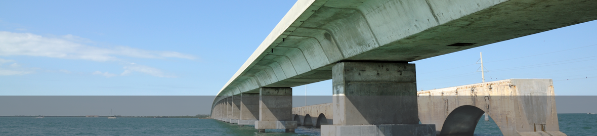 Image of a bridge using prestressed and precast chemical concrete admixtures.